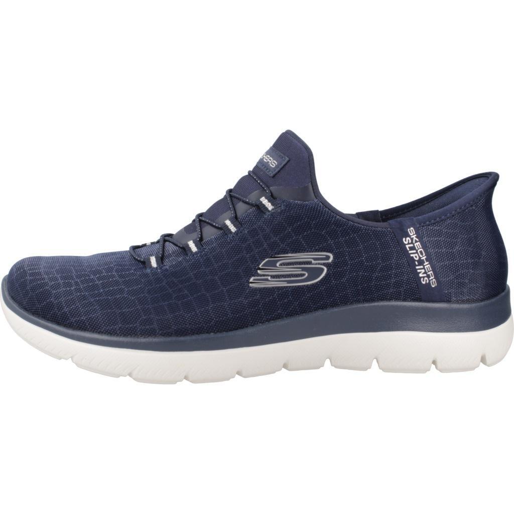 Baskets Skechers Modèle Summits-classy Night Slip-ins Couleur Bleu 2/5