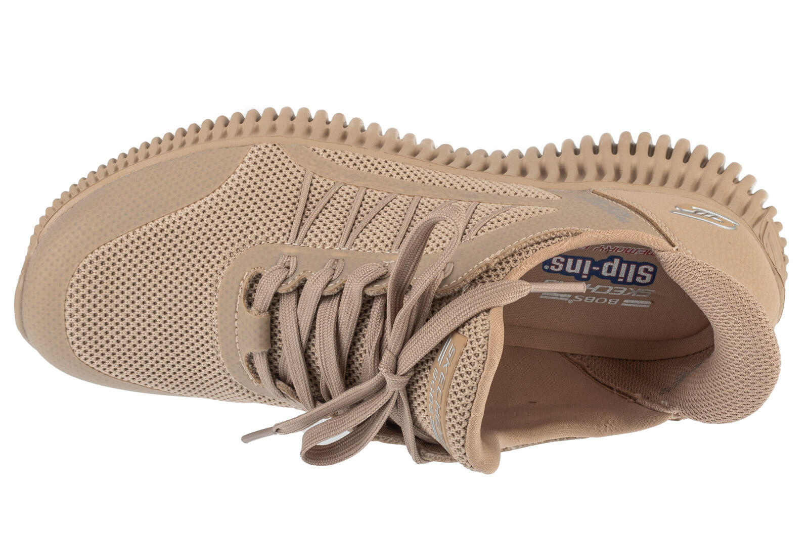 Skechers Bobs Geo Sneakers Schuhe braun tan SLIP-INS 117413 3/7