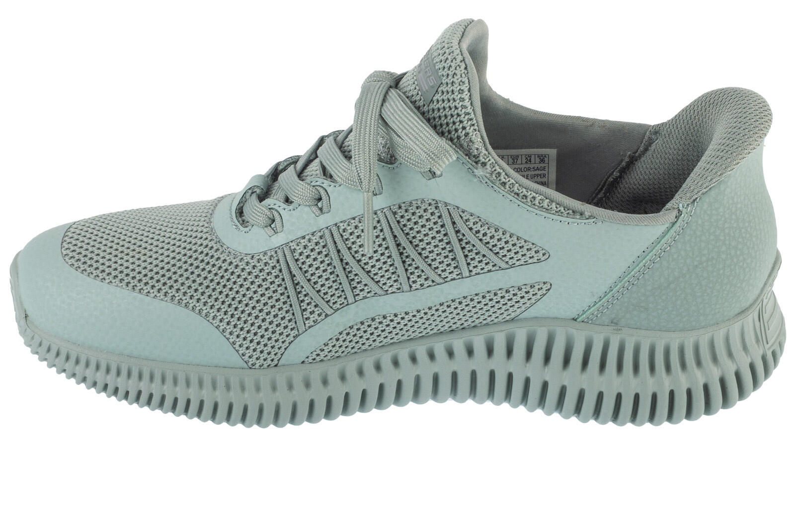 Skechers Bobs Geo Sneakers Schuhe grün SLIP-INS 117413 2/7