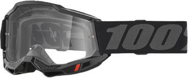 100% ACCURI 2 Goggle Black - Clear Lens