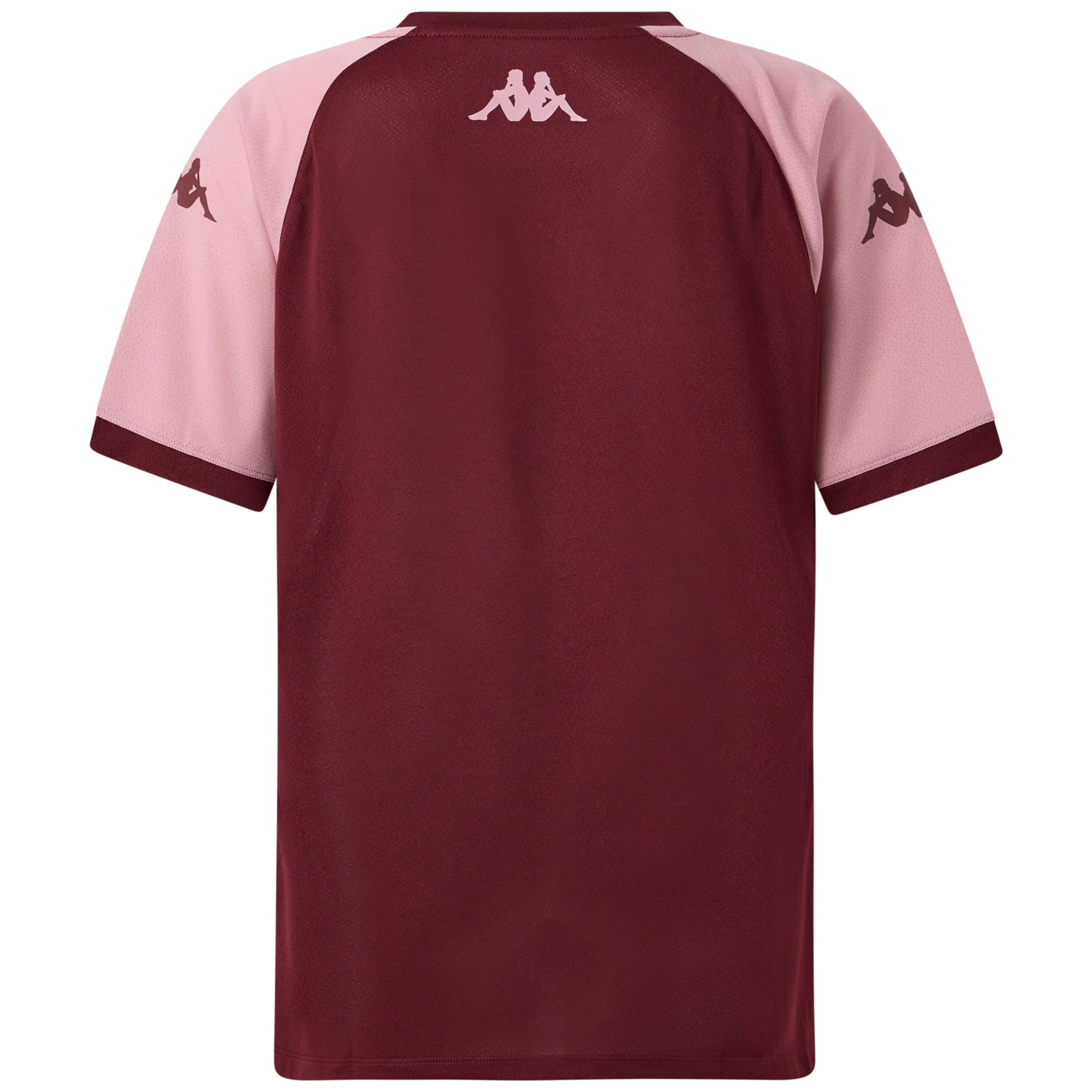 Camiseta de entrenamiento UBB para niño Kappa Mokiba Burdeos 4/4