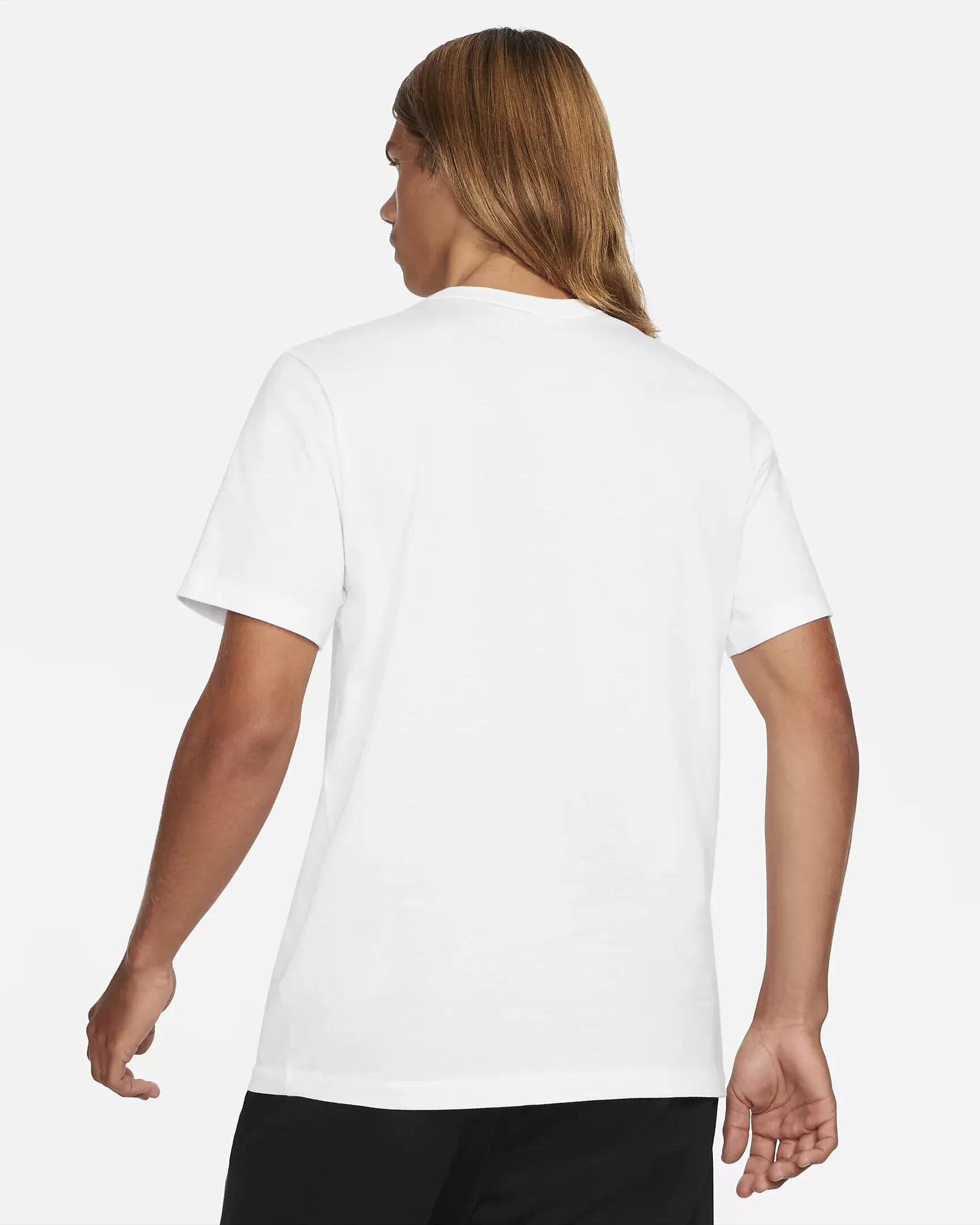 T-shirt uomo nike bianco 4/5