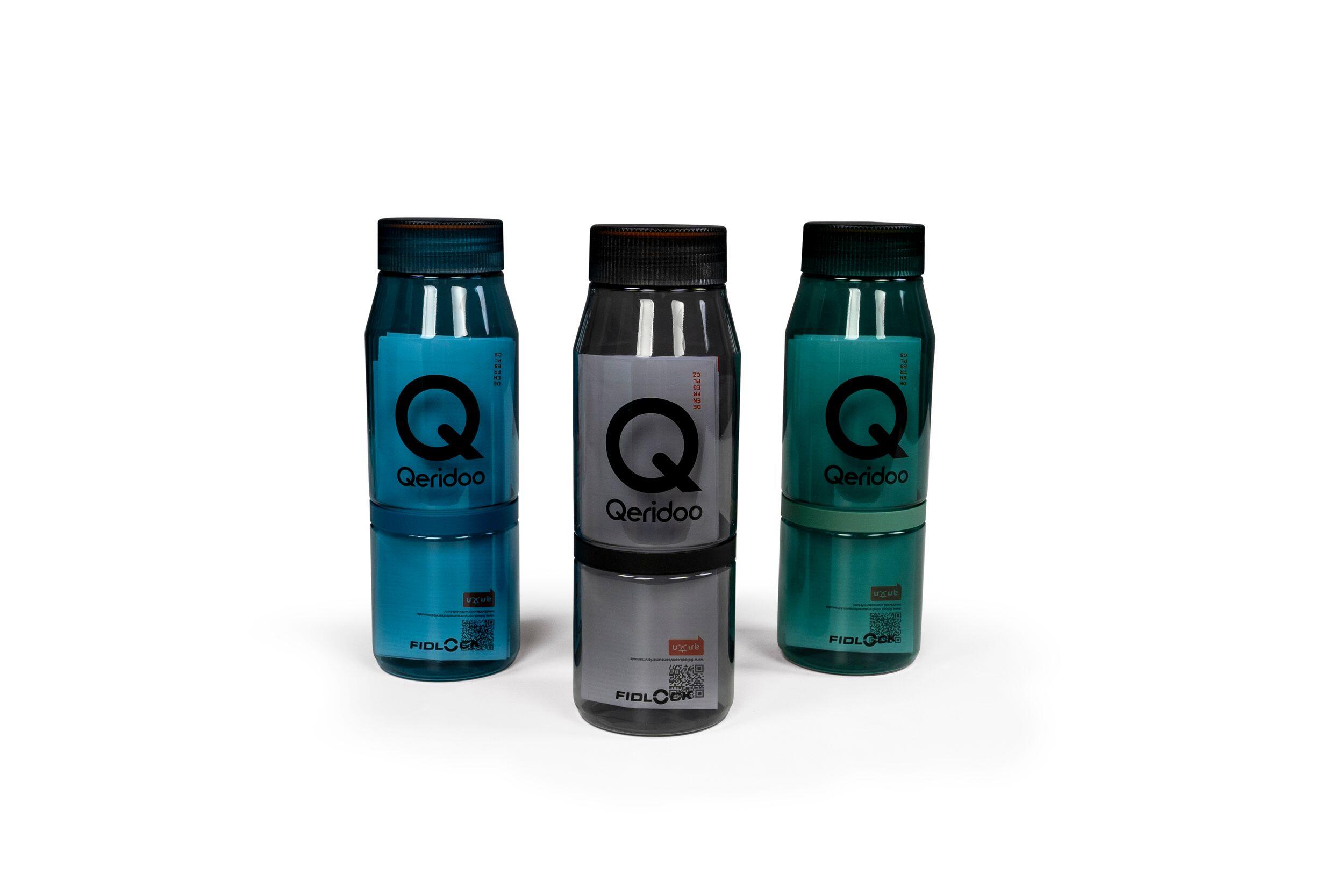 Qeridoo Fahrradanhänger Fidlock TWIST bottle 700 life blue 3/7