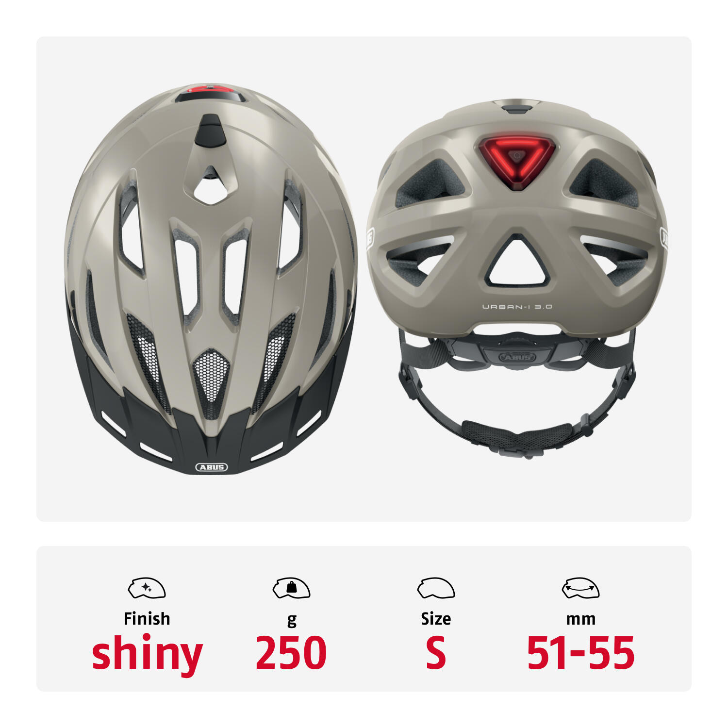Casque vélo Abus Urban-I 3.0 3/7