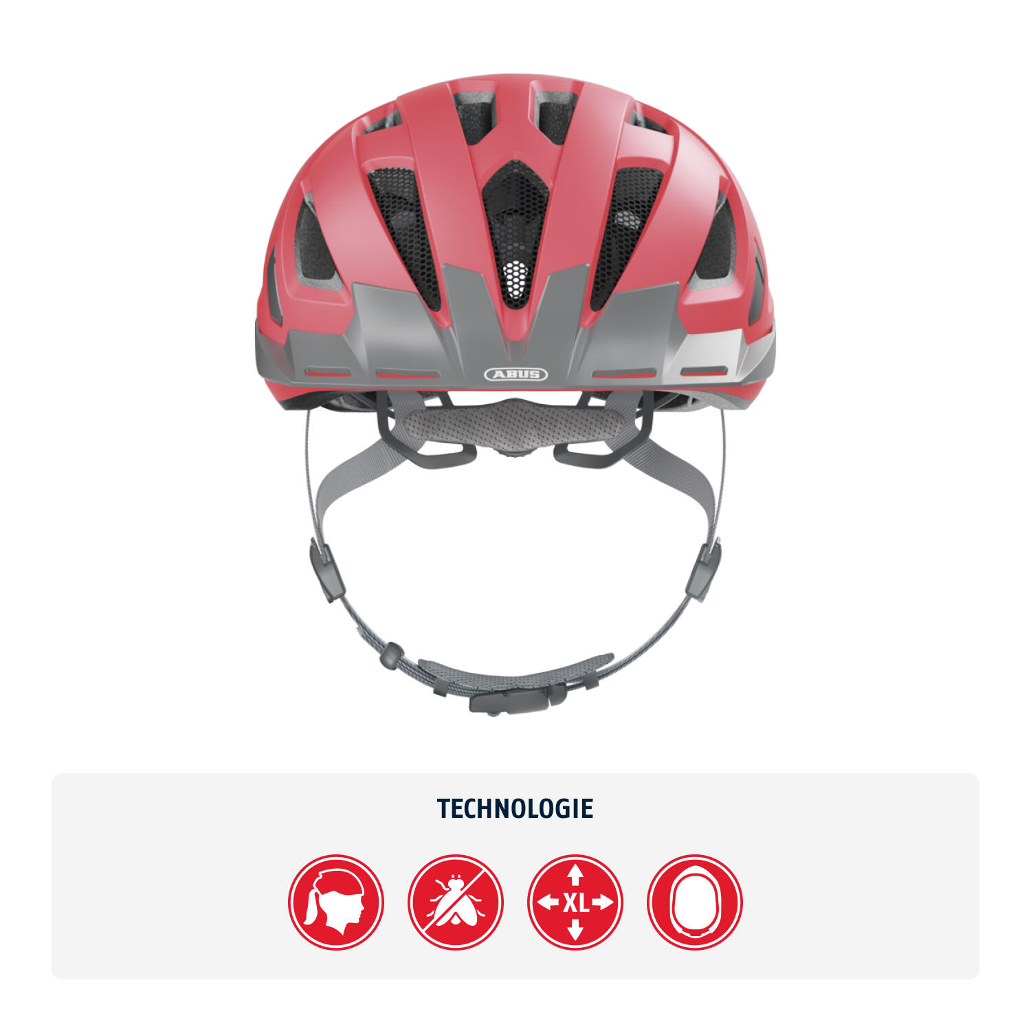 Casco Urban-I 3.0" per il tempo libero, rosso 2/7