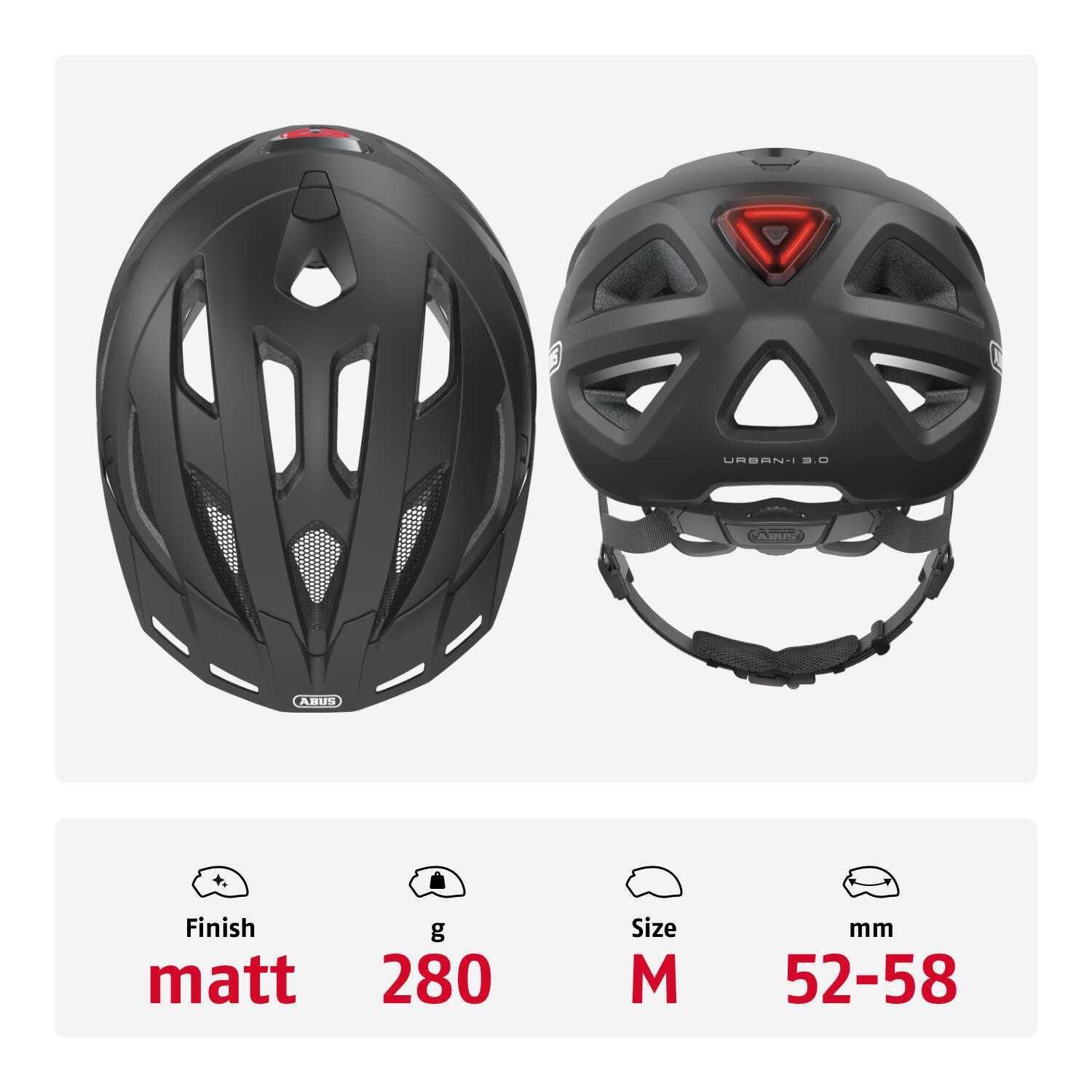 Casco per il tempo libero “Urban-I 3.0”, nero 3/7