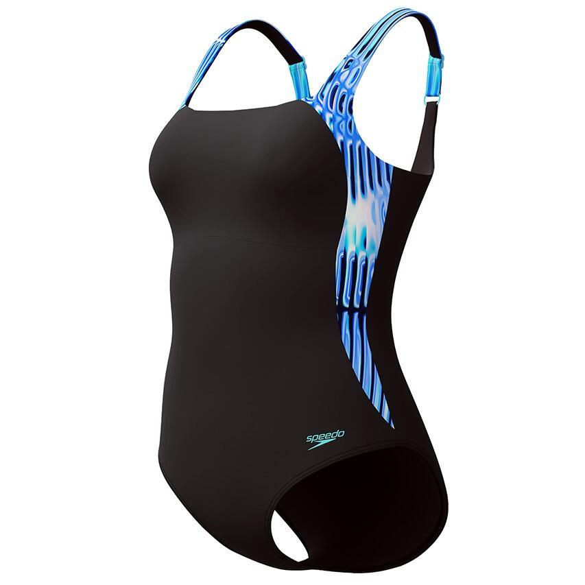 Speedo - Speedo Badpak Eco Enduraflex Lunalustre Blauw/paars - Maillot De Bain 1 Pièce - Noir - 46 L/xl - Decathlon