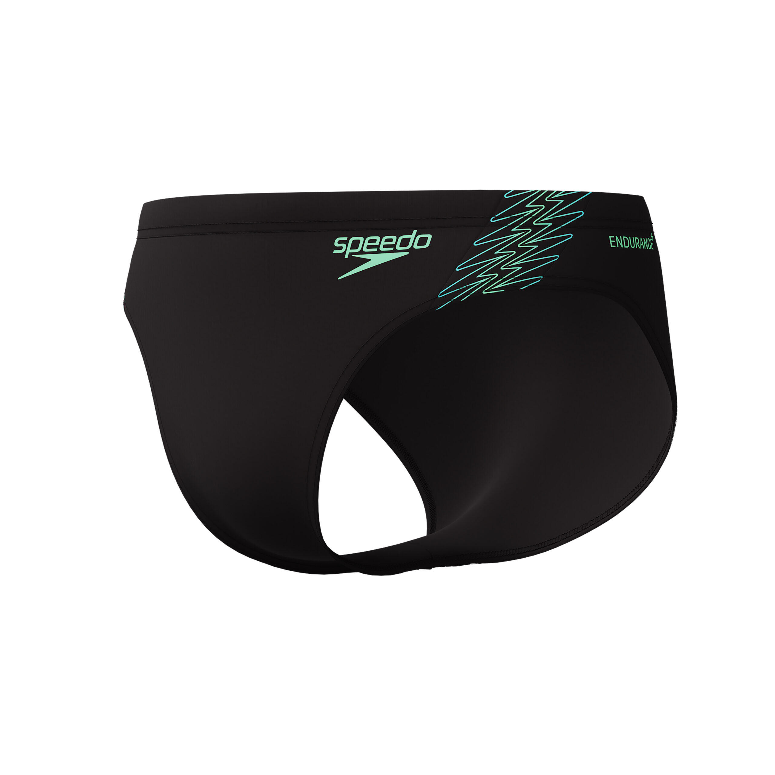 Speedo Zwemslip 7cm Eco Endurance+ Hyperboom Splice Zwart/Groen 3/4