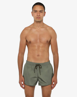 costume verde militare da uomo in mat. sintetico da nuoto