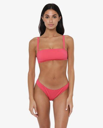 Bas de maillot de bain femme vert aqua en matière synthétique pour la natation