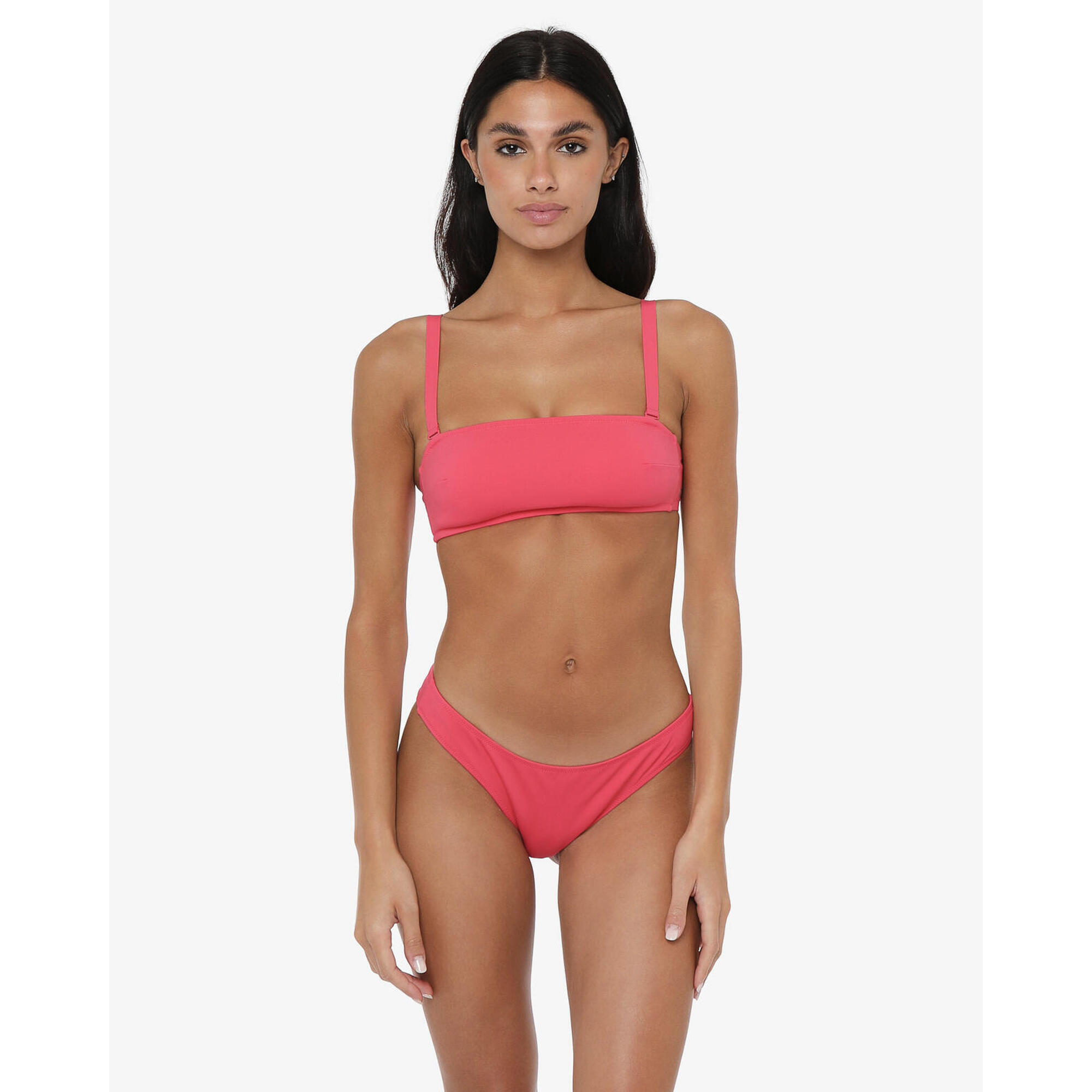 Jaked - Bas De Maillot De Bain Femme Framboise En Matière Synthétique Pour La Natation - Bas De Maillot De Bain - Rose - 40 M - Decathlon