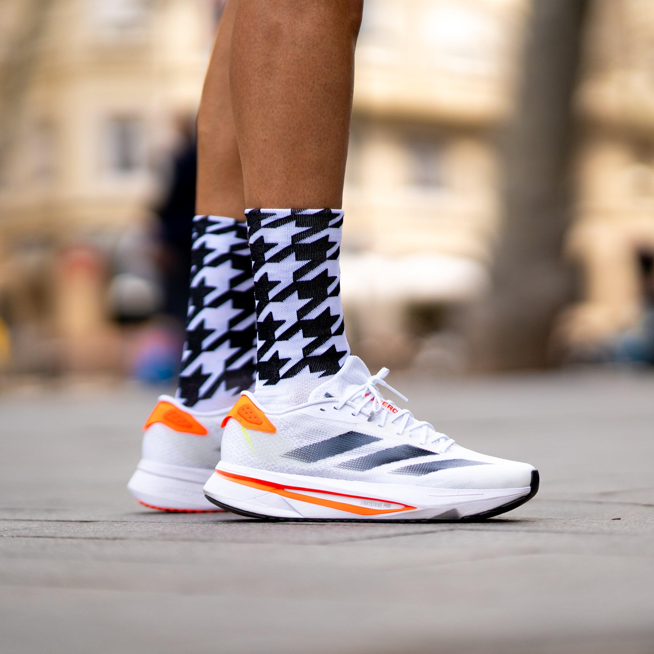 FLOW WHITE - CHAUSSETTE DE COURSE 2/5