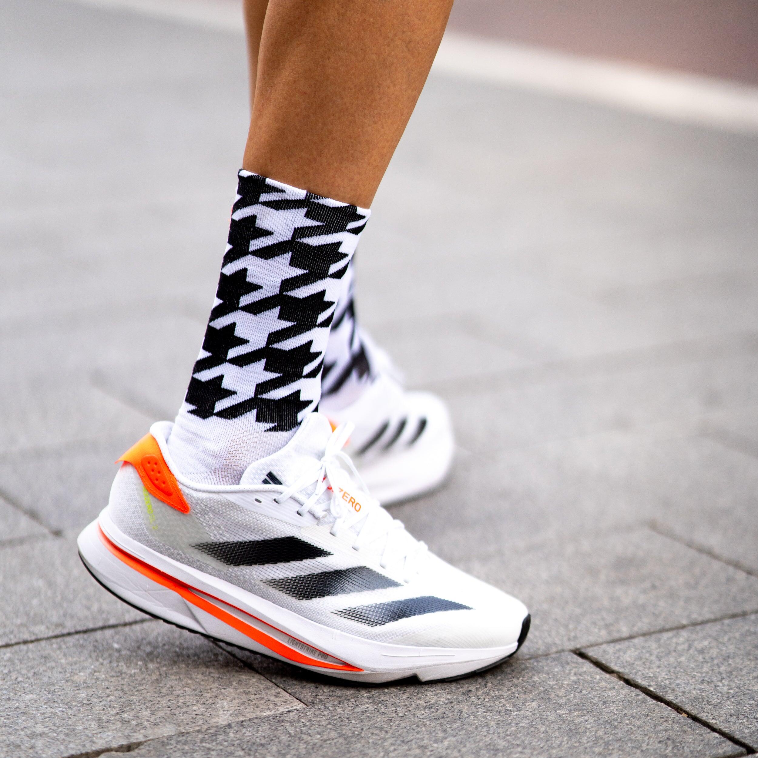 FLOW WHITE - CHAUSSETTE DE COURSE 5/5