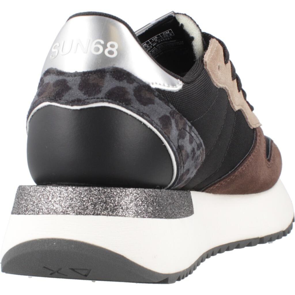 Baskets Sun68 Modèle Big Stargirl Mix Mtrial Couleur Noir 3/5