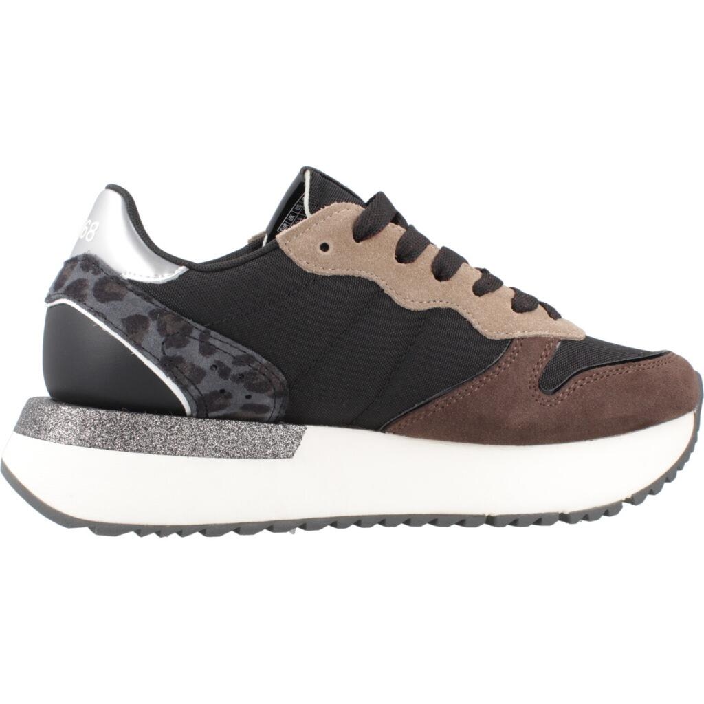 Baskets Sun68 Modèle Big Stargirl Mix Mtrial Couleur Noir 4/5