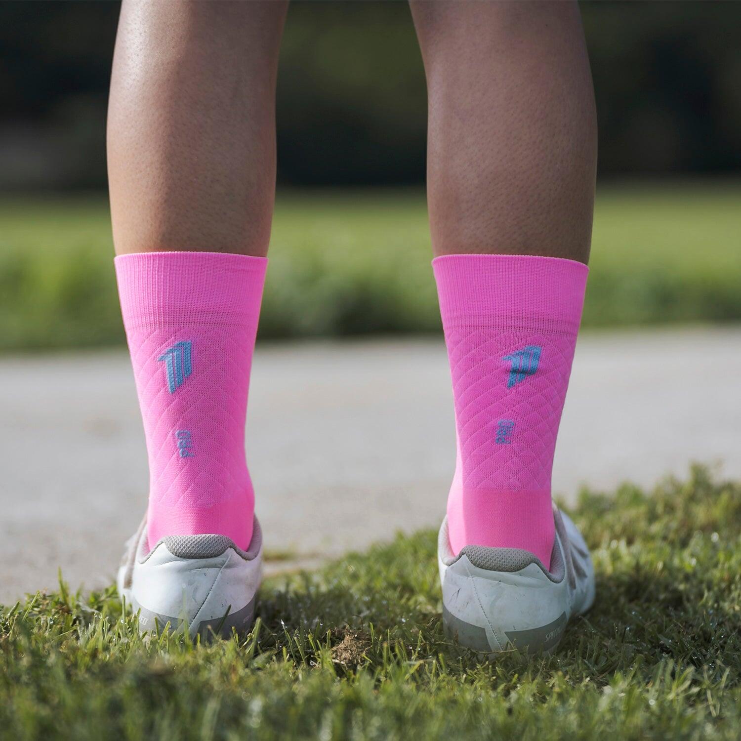 PRO ELITE PINK - CALCETÍN CICLISMO PRO 2/3