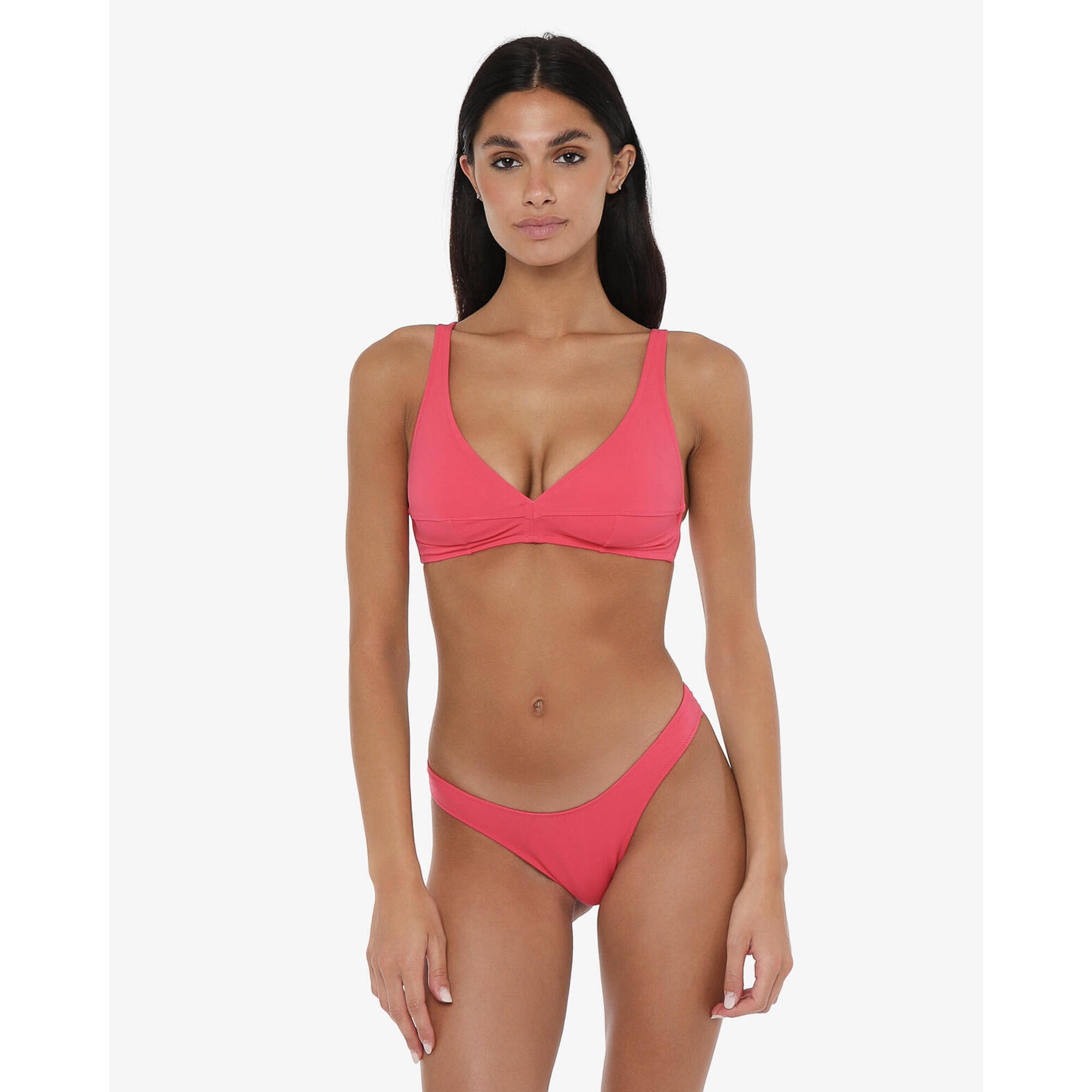 Jaked - Bas De Maillot De Bain Femme Framboise En Matière Synthétique Pour La Natation - Bas De Maillot De Bain - Rose - 42 M/l - Decathlon
