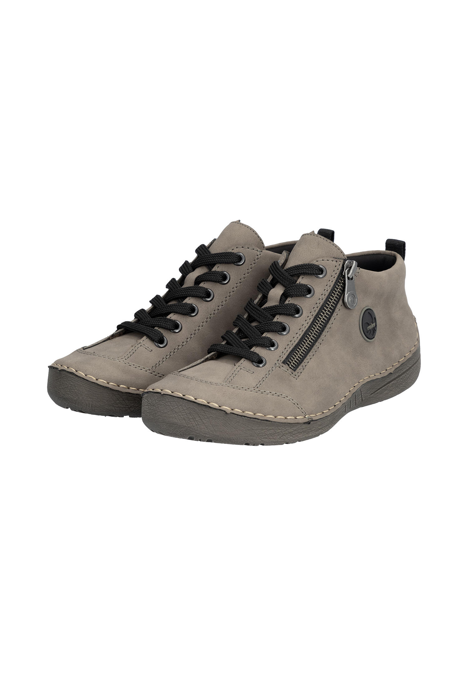 Rieker Damen Sneaker Low Halbschuhe Schuhe 52514-42 Grau 5/7