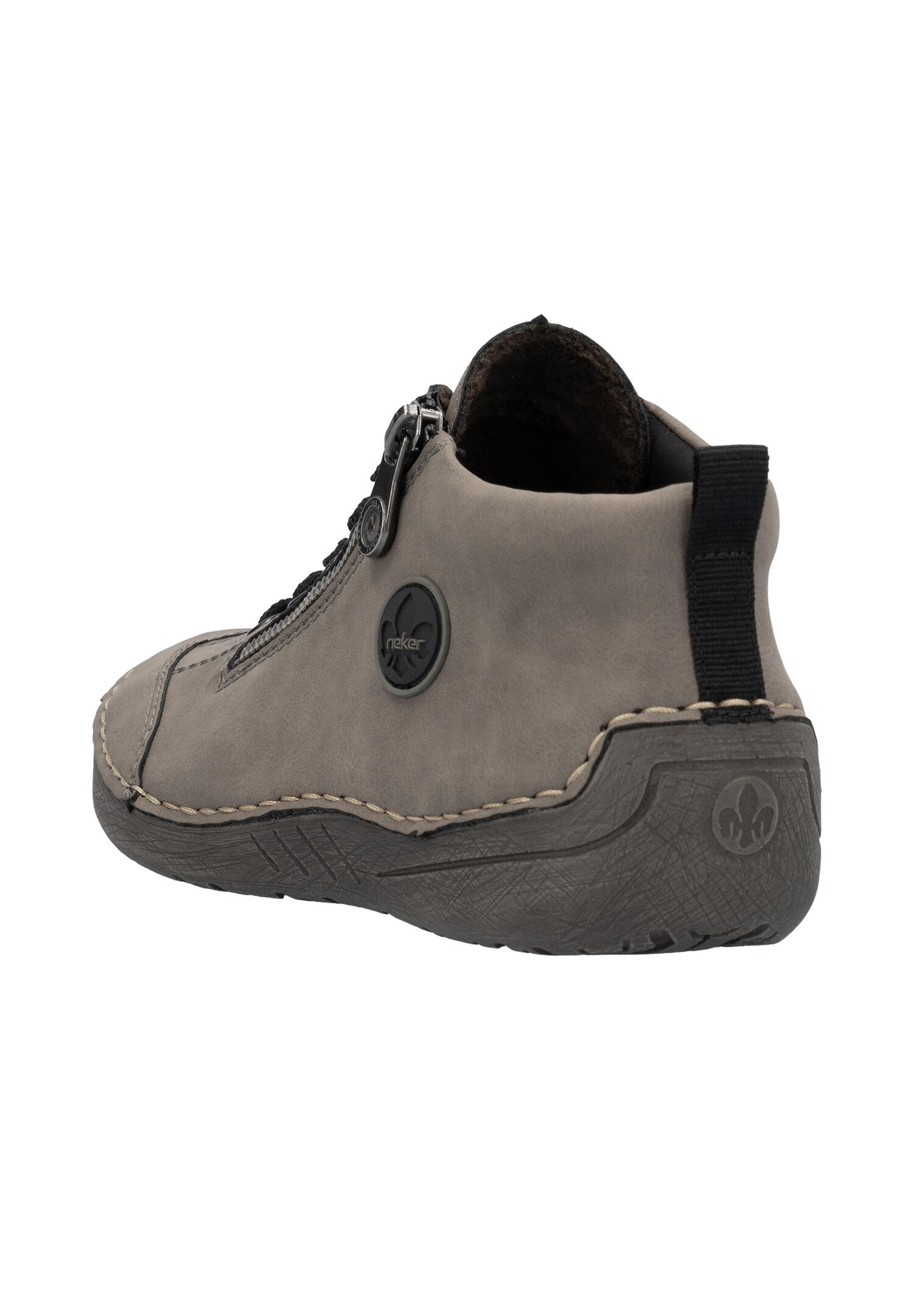 Rieker Damen Sneaker Low Halbschuhe Schuhe 52514-42 Grau 4/7