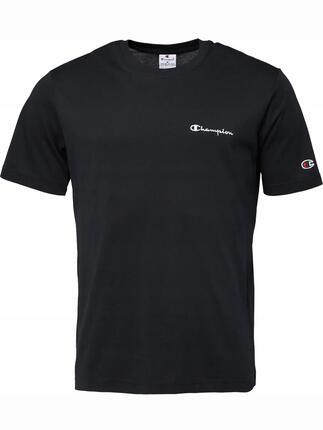KOSZULKA męska CHAMPION 221798-KK001 t-shirt bawełniany sportowa czarna S