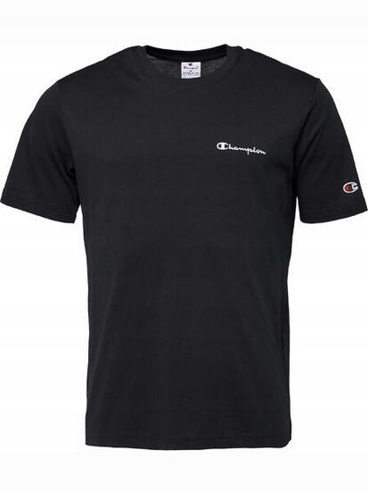 KOSZULKA męska CHAMPION 221798-KK001 t-shirt bawełniany sportowa czarna S