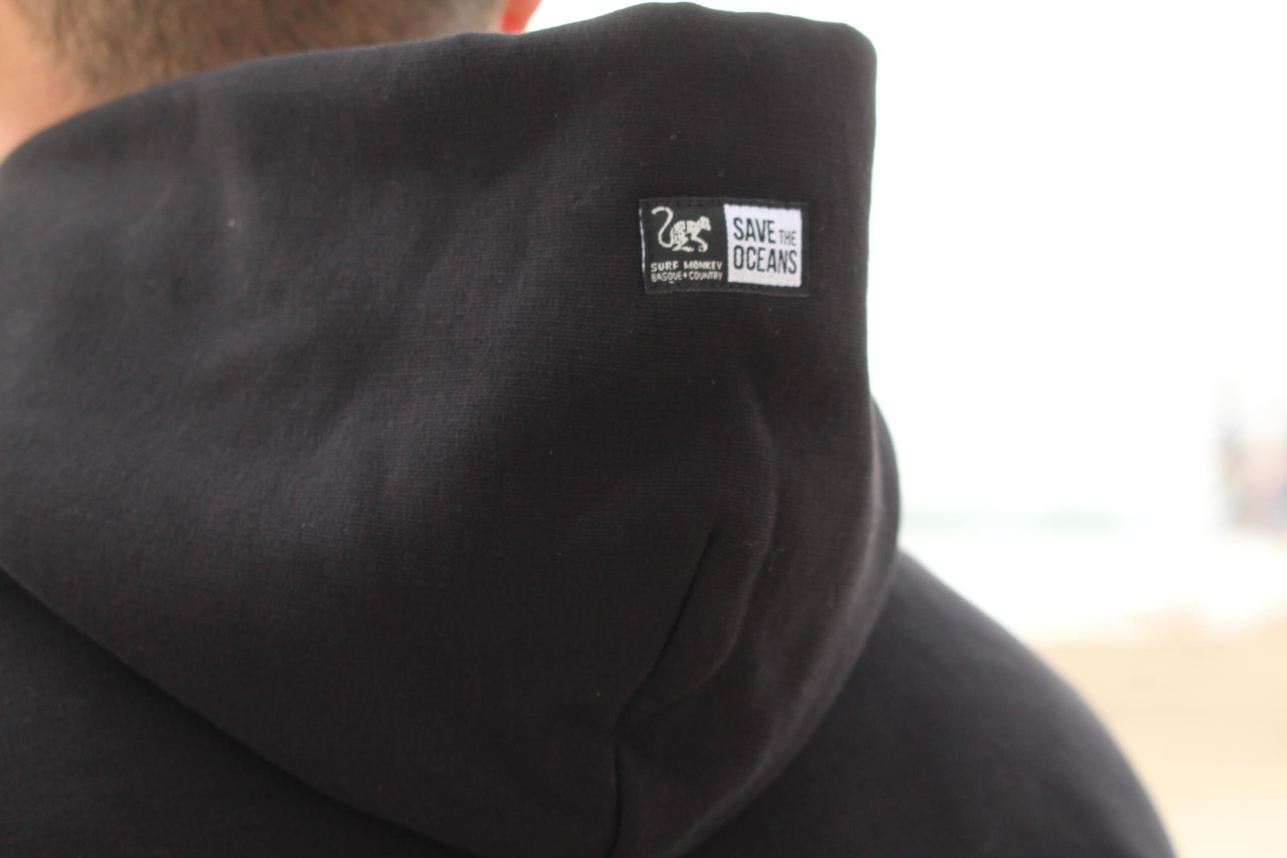 Sudadera - Oversize / Capucha / Adulto (Negro ) 5/6