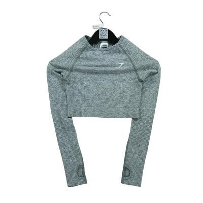 Segunda Vida - Camiseta gris de yoga para mujer - Excelente