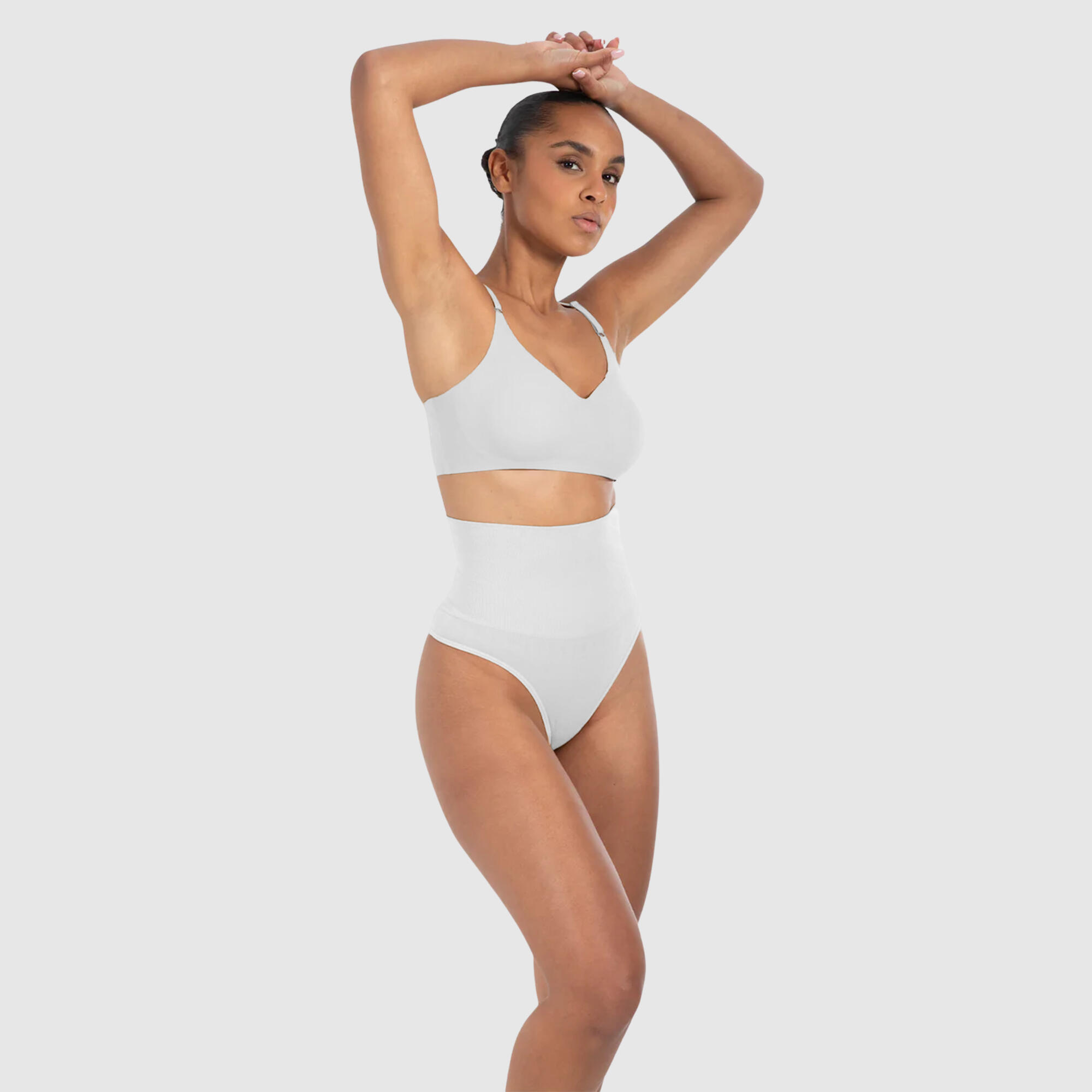 Damen Shapewear High Waist String Nysa Weiß 4/6