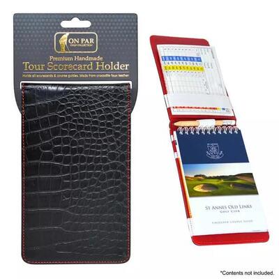 Premium croc golfscorekaarthouder
