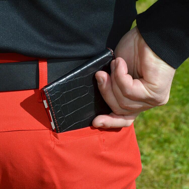 Premium Croc Golf carte de score porte-carte 6/6