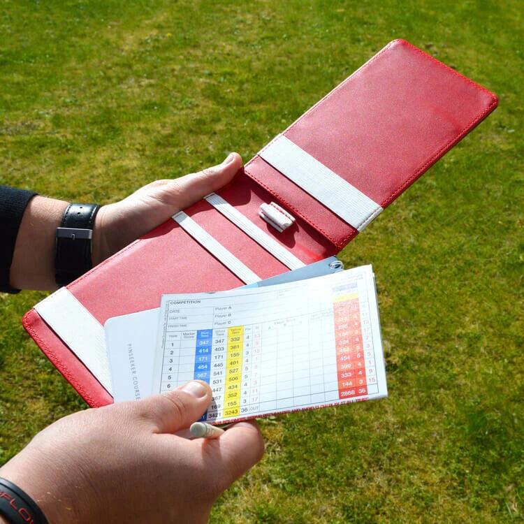 Premium Croc Golf carte de score porte-carte 5/6