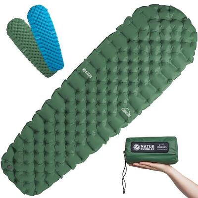 Naturbummler ® Camping Isomatte Outdoor 195x56cm [Co2-Neutral] inkl. Tragetasche