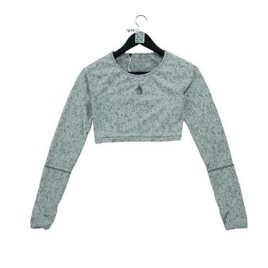 Second life - Damen Fitness Yoga Graues T-Shirt - Wie neu