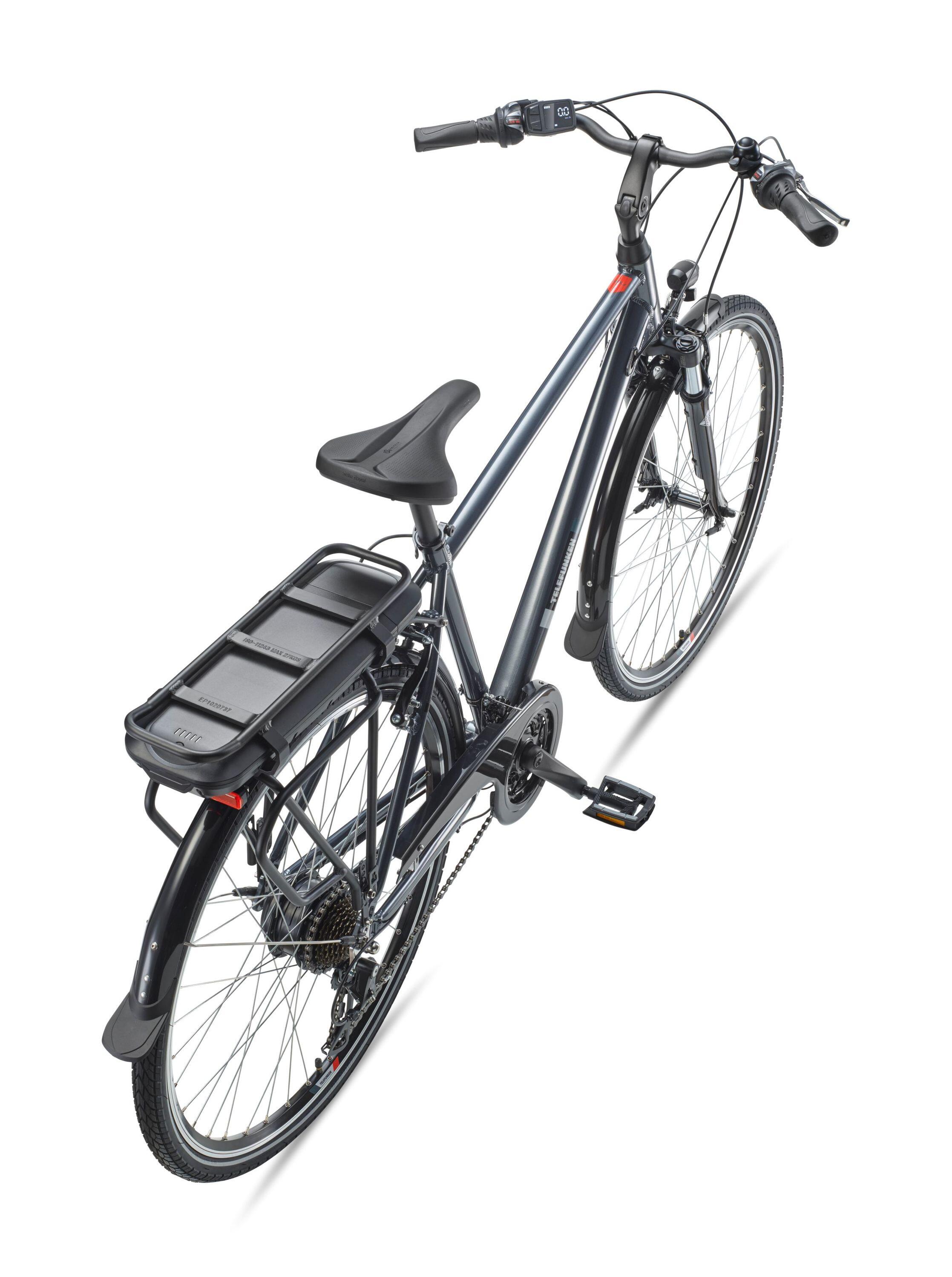 E-Bike XT485 28 Zoll 21-Gang Pedelec Trekking Touren Elektrofahrrad Herren grau 3/7