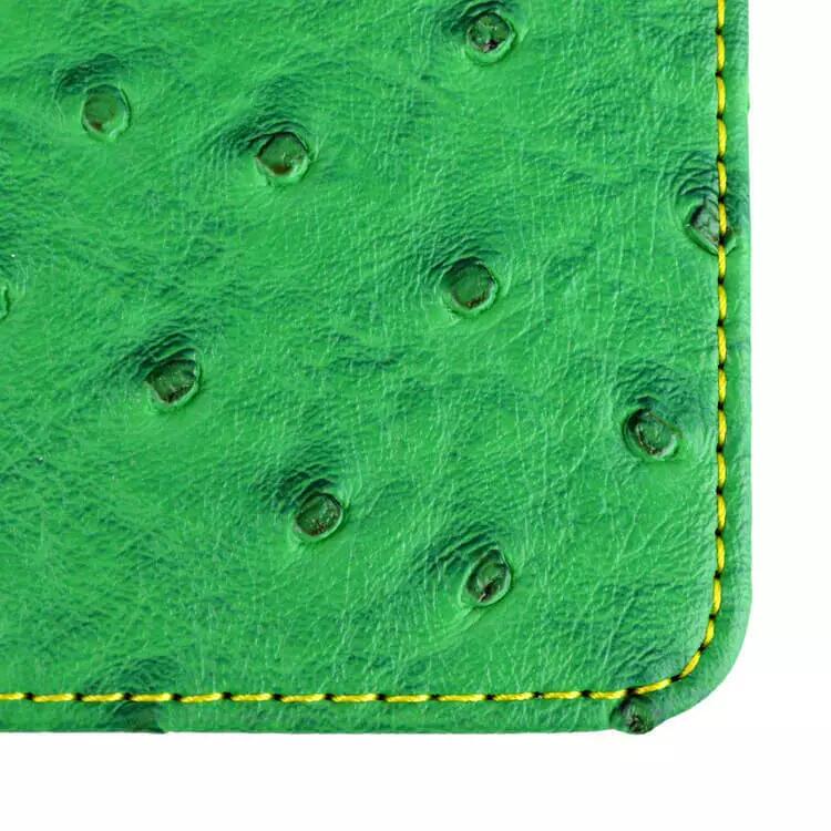 Premium Ostrich Golf carte de score porte-carte 4/6