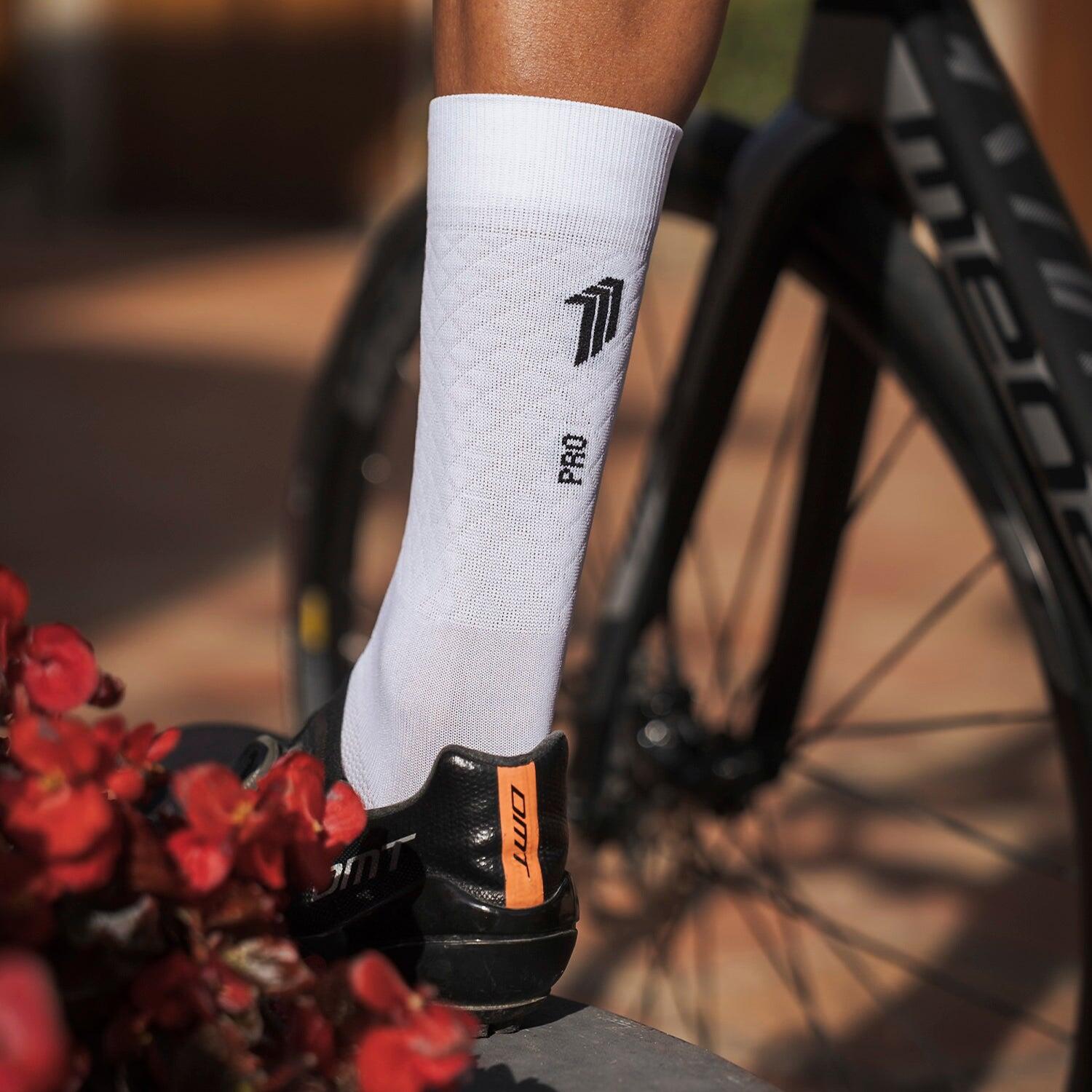 PRO ELITE WHITE - CALCETÍN CICLISMO PRO 3/5