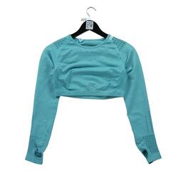 Reconditionné - T-shirt Femme Fitness Yoga Bleu - femme - Excellent