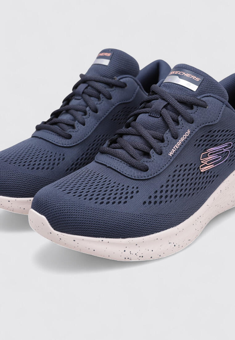 Skechers SKECH-LITE PRO THROUGH THE MUD — Baskets femme bleu imperméables 3/4