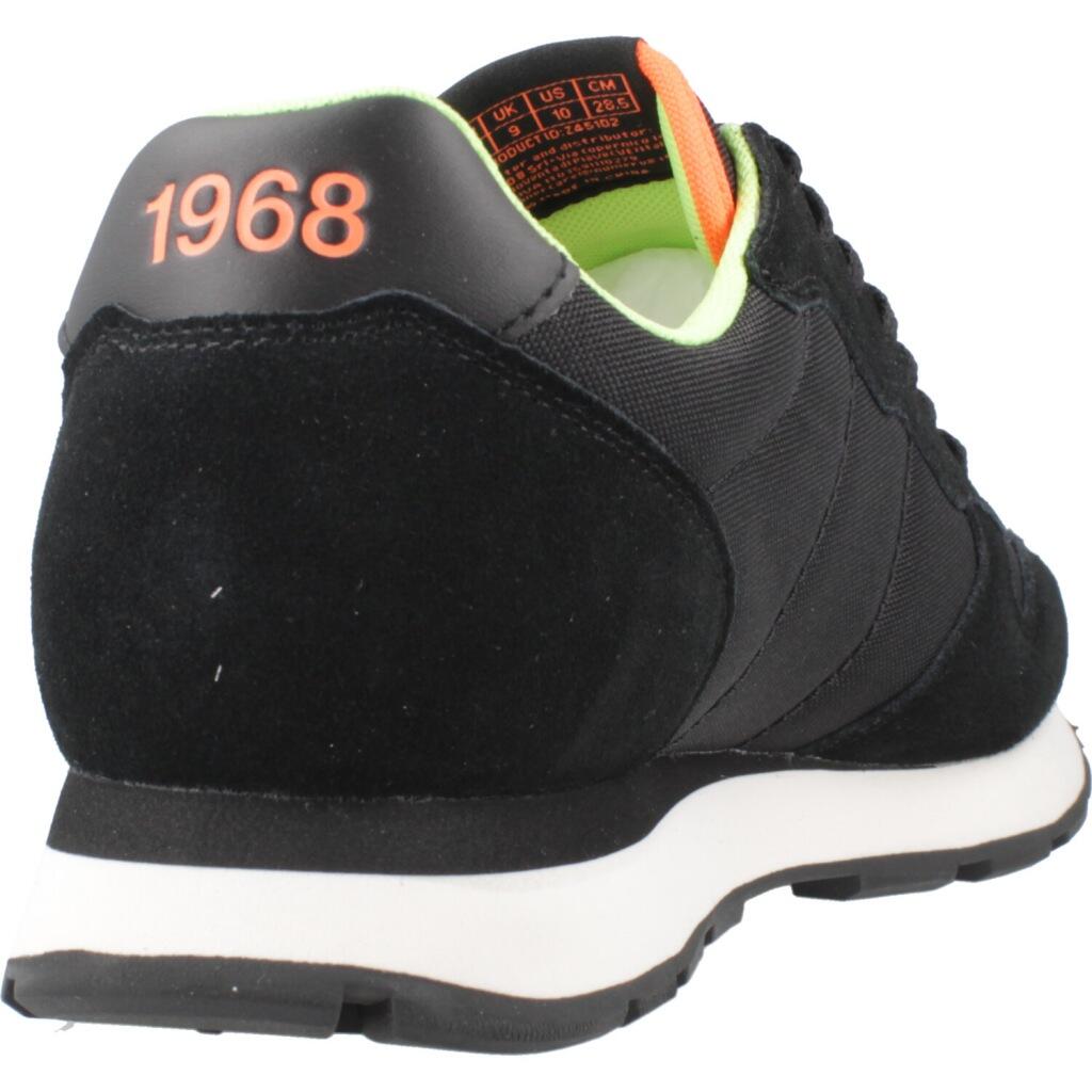 Baskets Sun68 Modèle Tom Fluo Couleur Noir 3/5