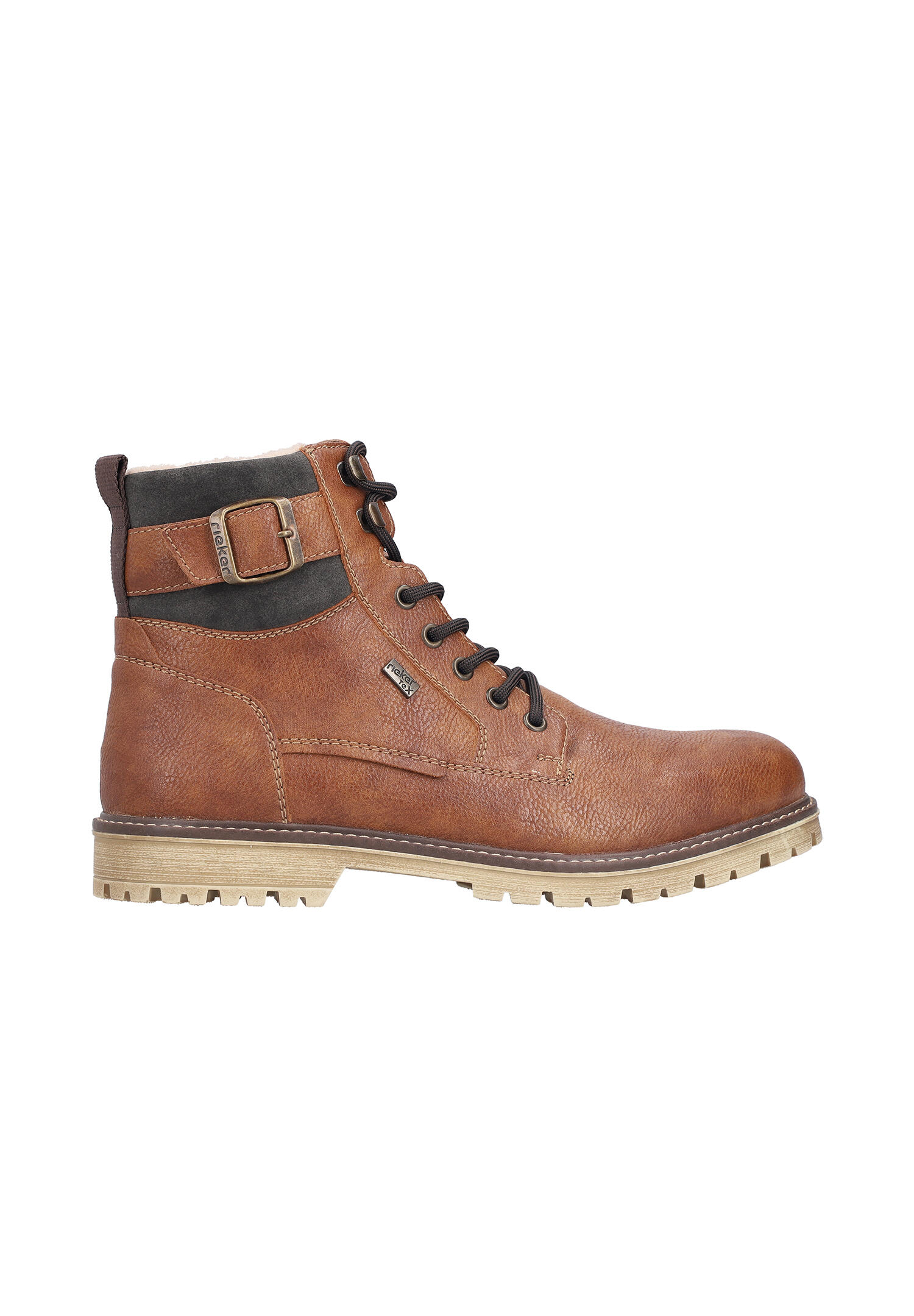 Rieker Herren Biker Boots Stiefelette Stiefel F3603-25 Braun 2/7