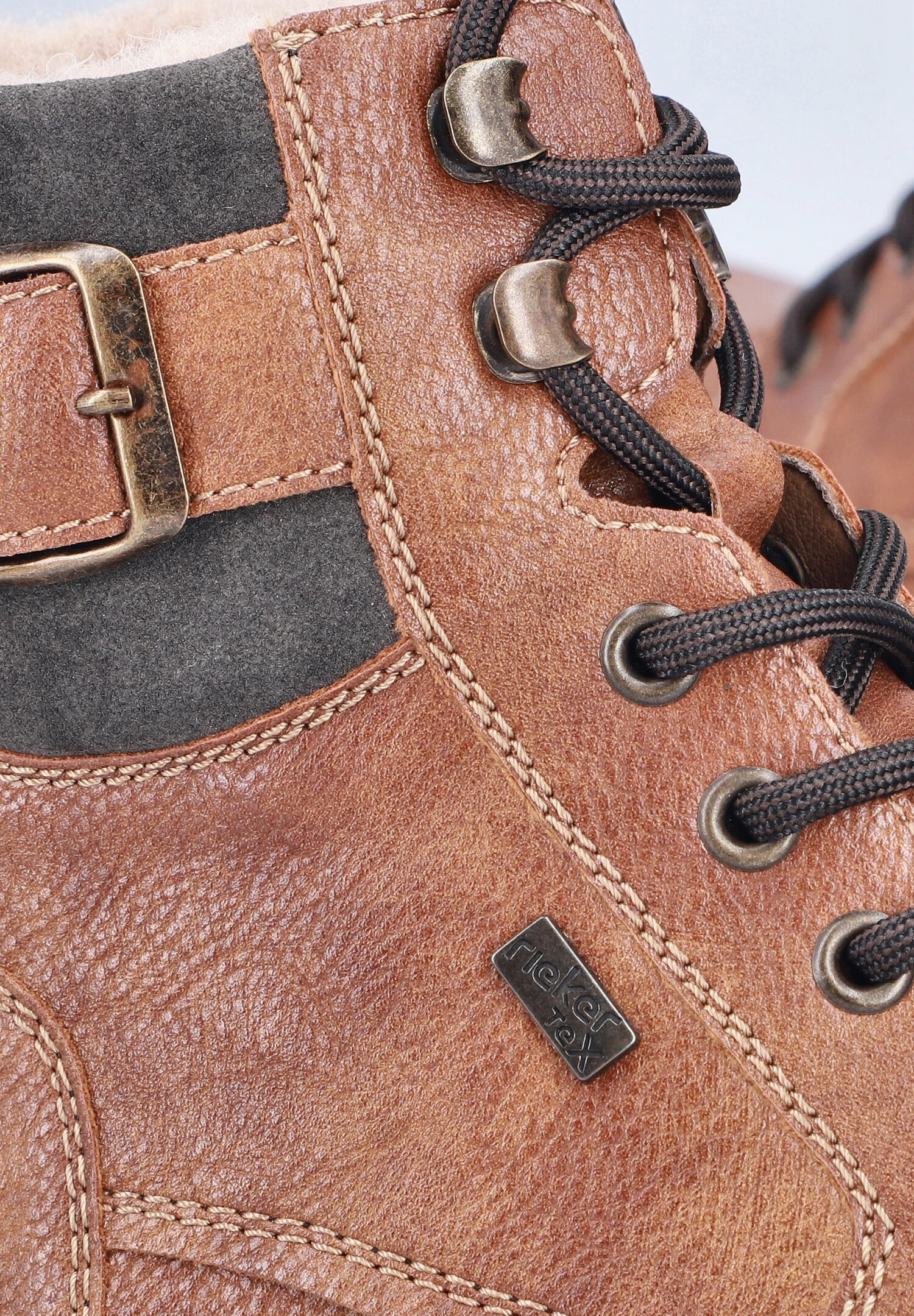 Rieker Herren Biker Boots Stiefelette Stiefel F3603-25 Braun 7/7