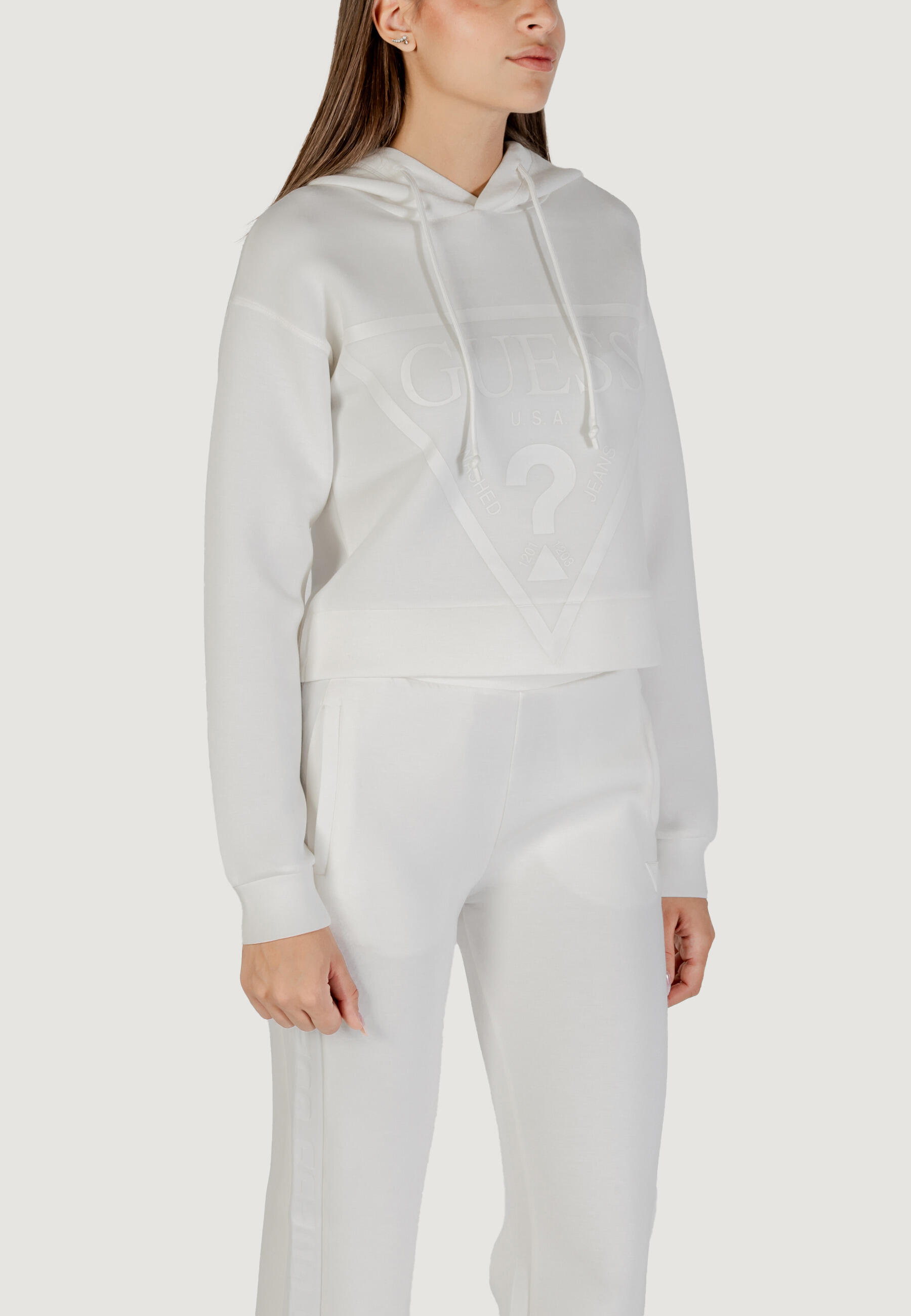 sweat-shirt NEW ALISA HOODED FEMME BLANC 5/5