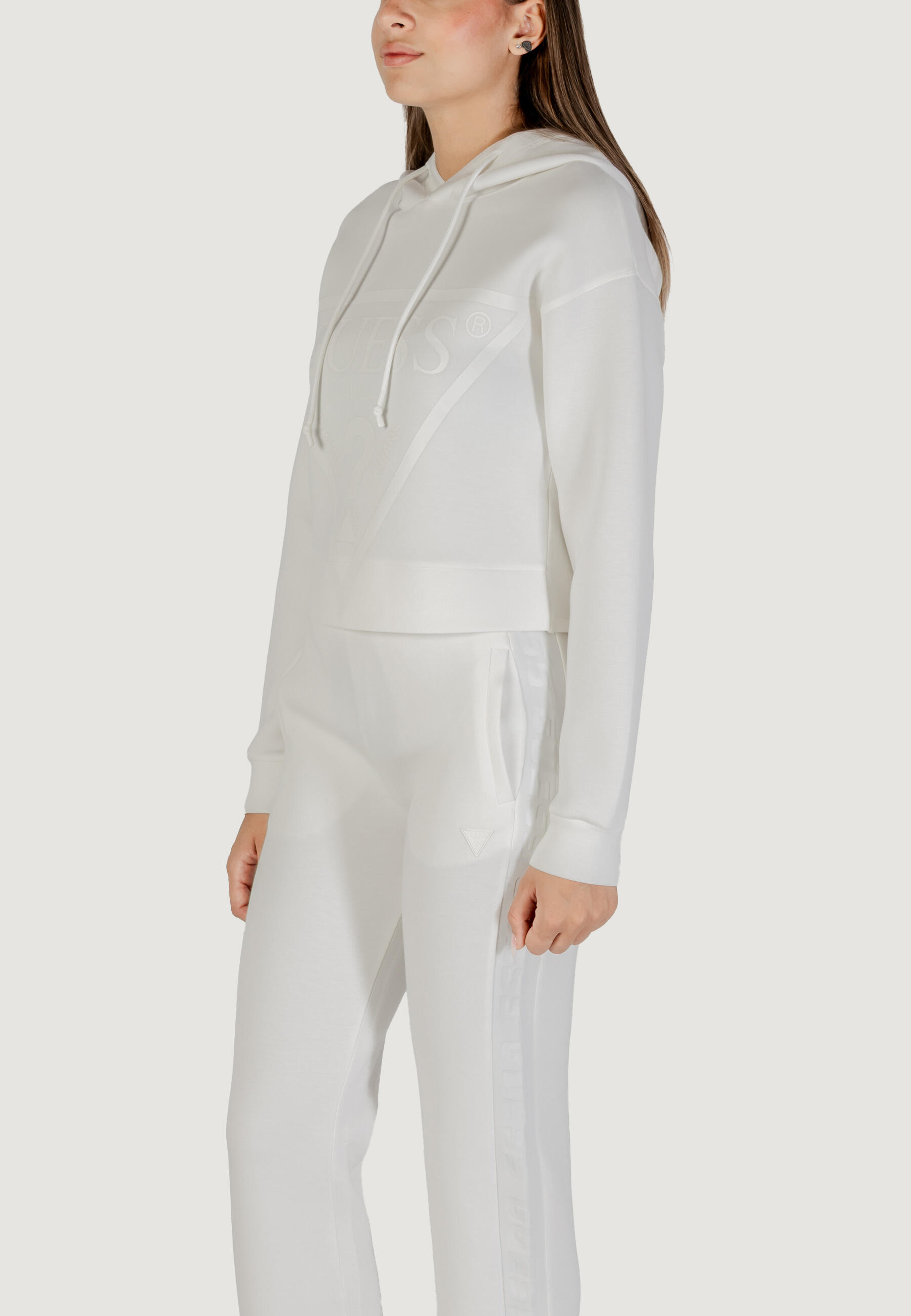 sweat-shirt NEW ALISA HOODED FEMME BLANC 4/5
