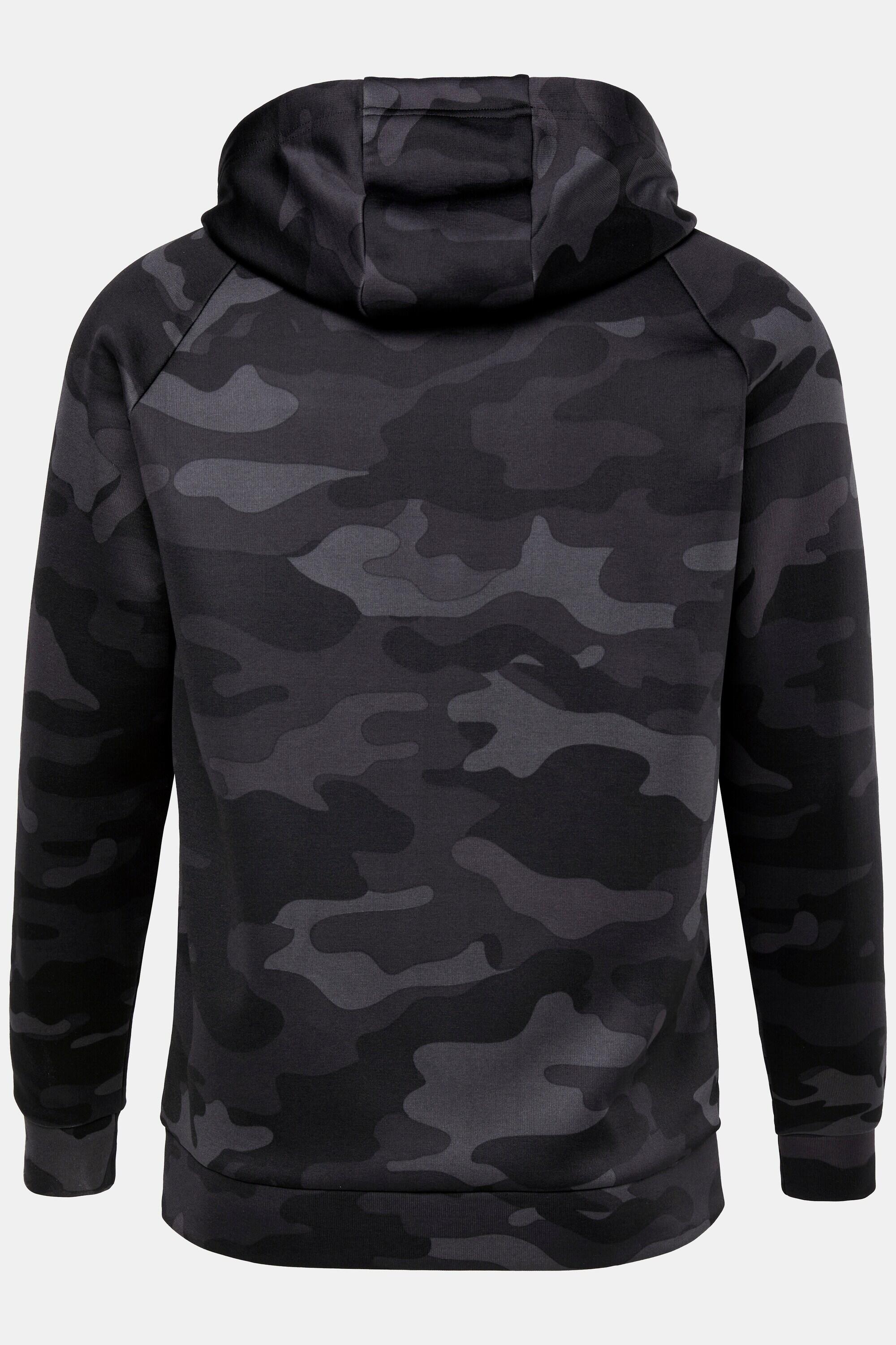 Hommes Veste de survêtement en molleton avec capuche et motif camouflage 5/6