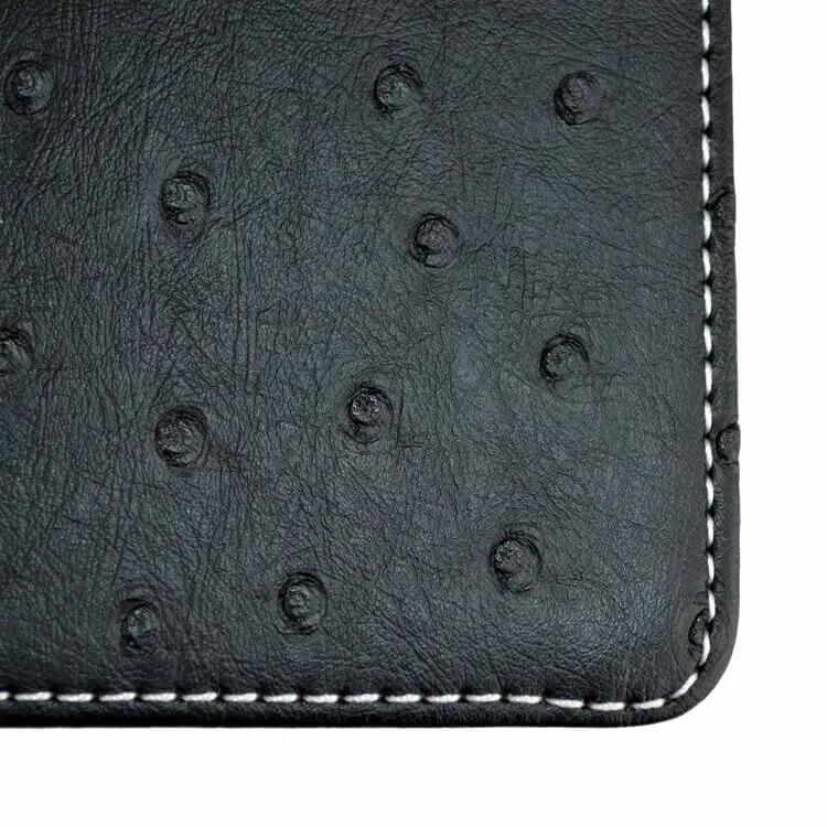 Premium Ostrich Golf carte de score porte-carte 4/6