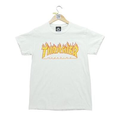 Tweedehands - korte mouw heren wit t-shirt - goede staat