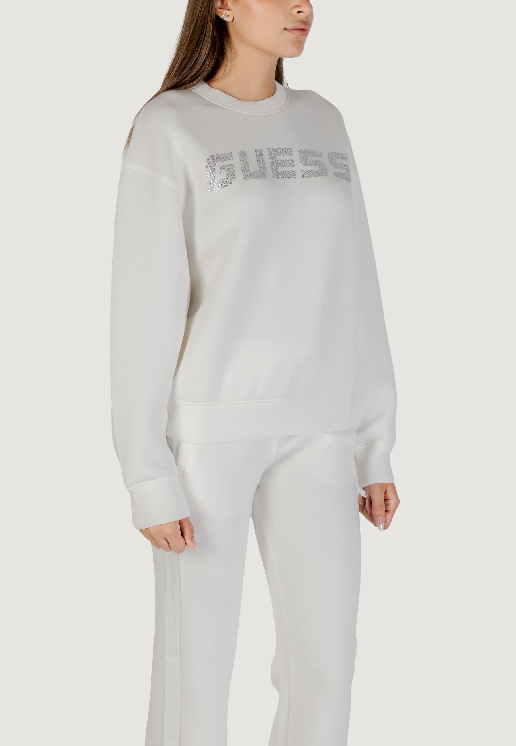 sweat-shirt CECILIA CN FEMME BLANC 3/5