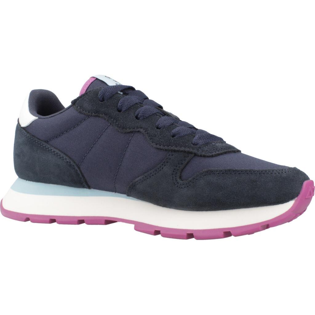 Baskets Sun68 Modèle Ally Solid Couleur Bleu 5/5