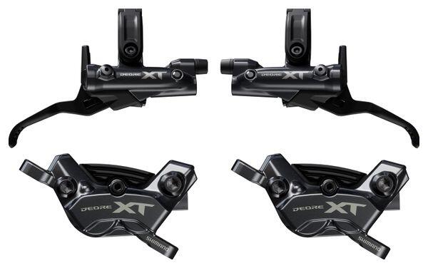 SHIMANO Set di freni a disco a 4 pistoncini Shimano Deore XT Enduro BL-M8200/BR-M8220 (s
