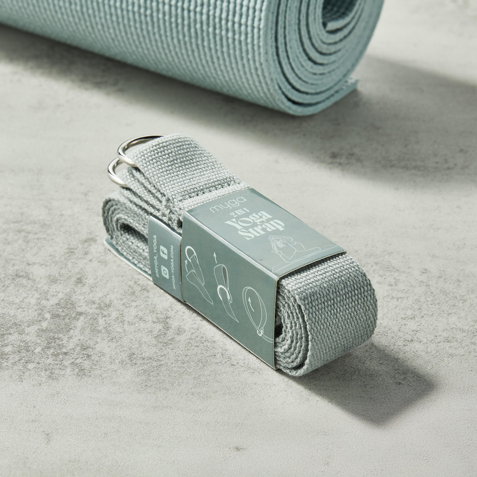 Correa de yoga Myga 180 cm 2 en 1 6/7